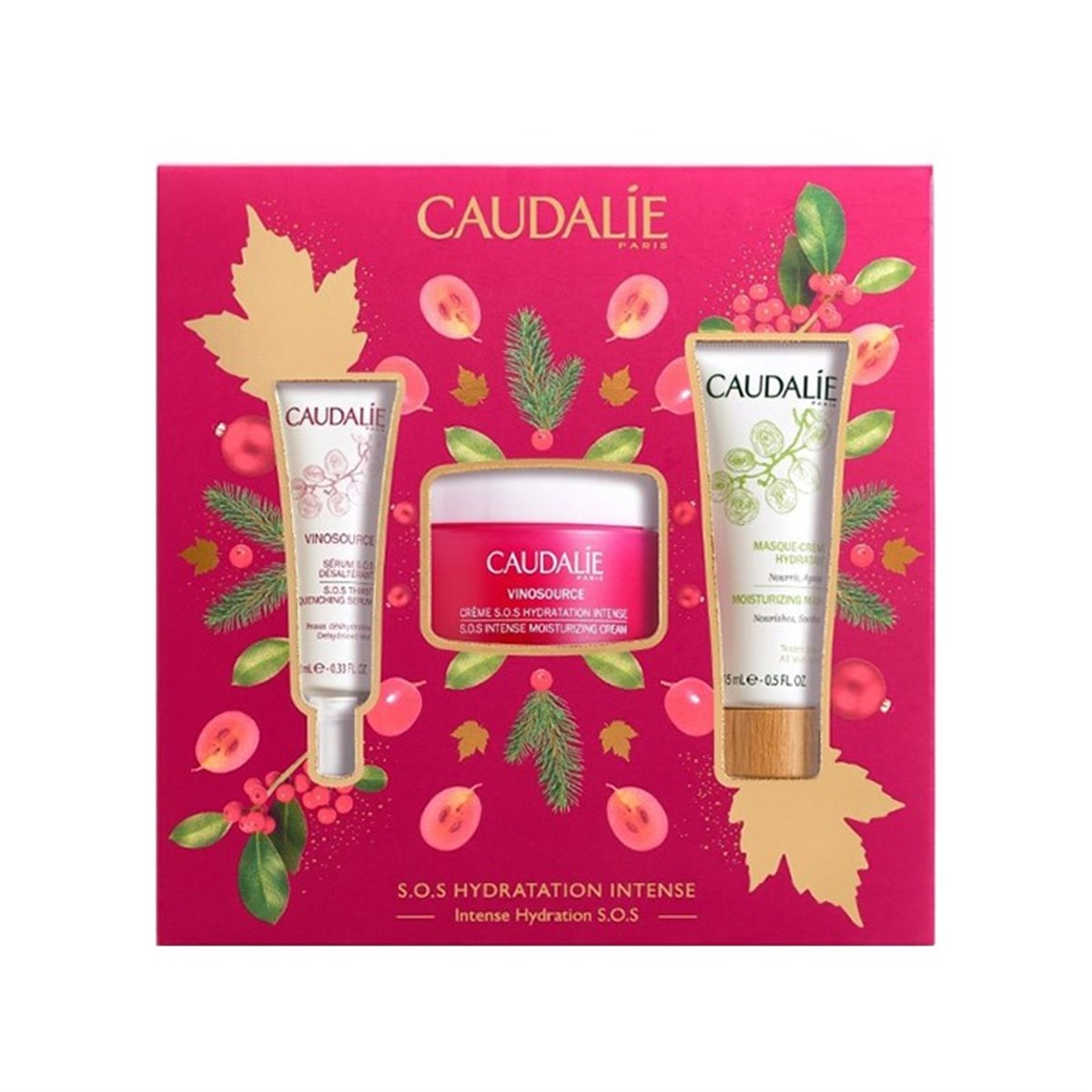 CaudalieCaudalie Vinosource S.O.S Cream Set 2020