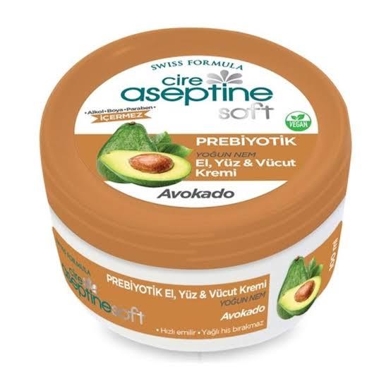 Cire Aseptine Cire Aseptine Soft Prebiyotik Avokado El Yüz ve Vücut Kremi 100 ml