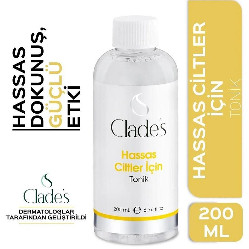 Clade's Clade's Hassas Ciltler İçin Yüz Temizleyici Tonik 200 ml