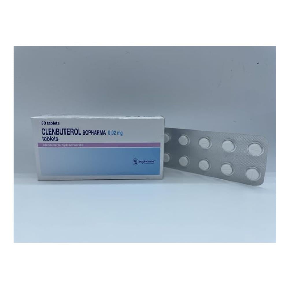 Clenbuterol Clenbuterol Sopharma 0.02 mg 50 Tablet