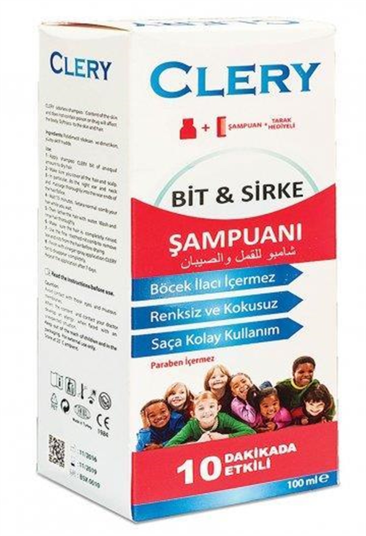 Clery Pire ve Sirke Şampuanı 100 ml