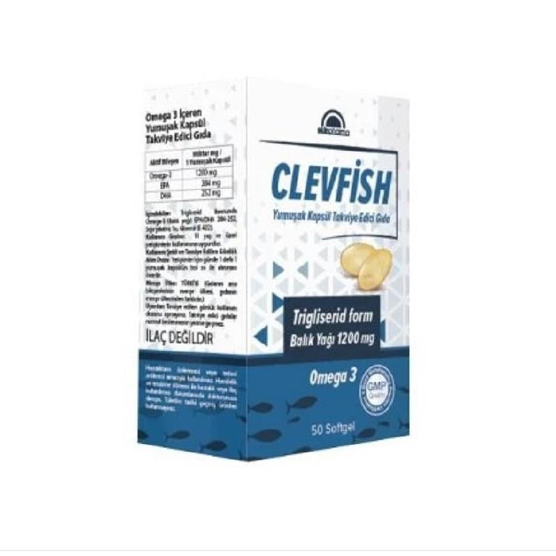 Clevfish Clevfish Omega 3 1200 mg 50 Tablet