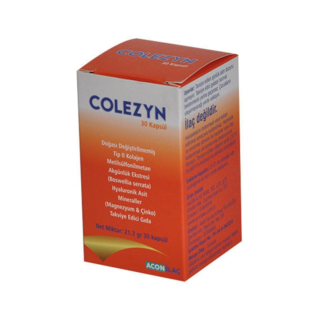 COLEZYN Colezyn 30 Kapsül
