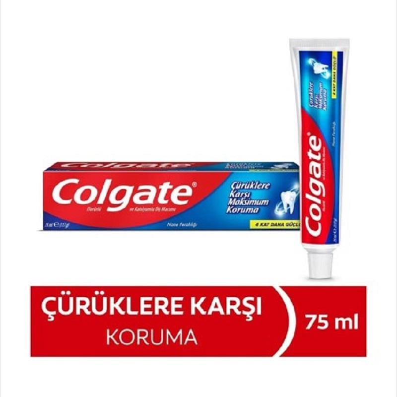 COLGATE Colgate Çürüklere Karşı Maksimum Koruma Diş Macunu 75 ml