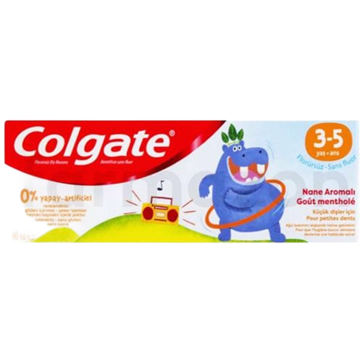COLGATE Colgate Nane Aromalı Florürsüz 3-5 Yaş Arası Çocuk Diş Macunu 60 ml