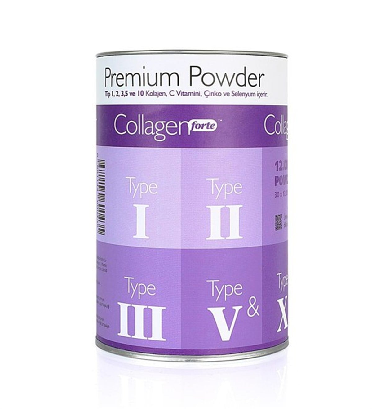 COLLAGEN Collagen Forte Premium Powder Çilek Aromalı 12000 mg x 30 Şase