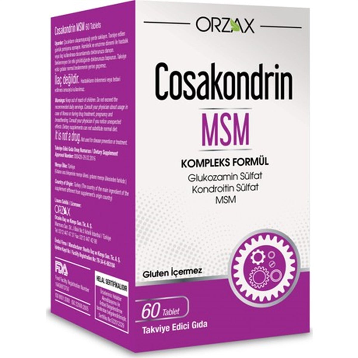 Cosakondrin MSM 60 Tablet