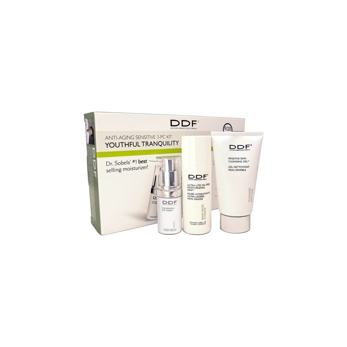 DDF DDF Anti-Aging Sensitive 3-PC Kit 89 ml