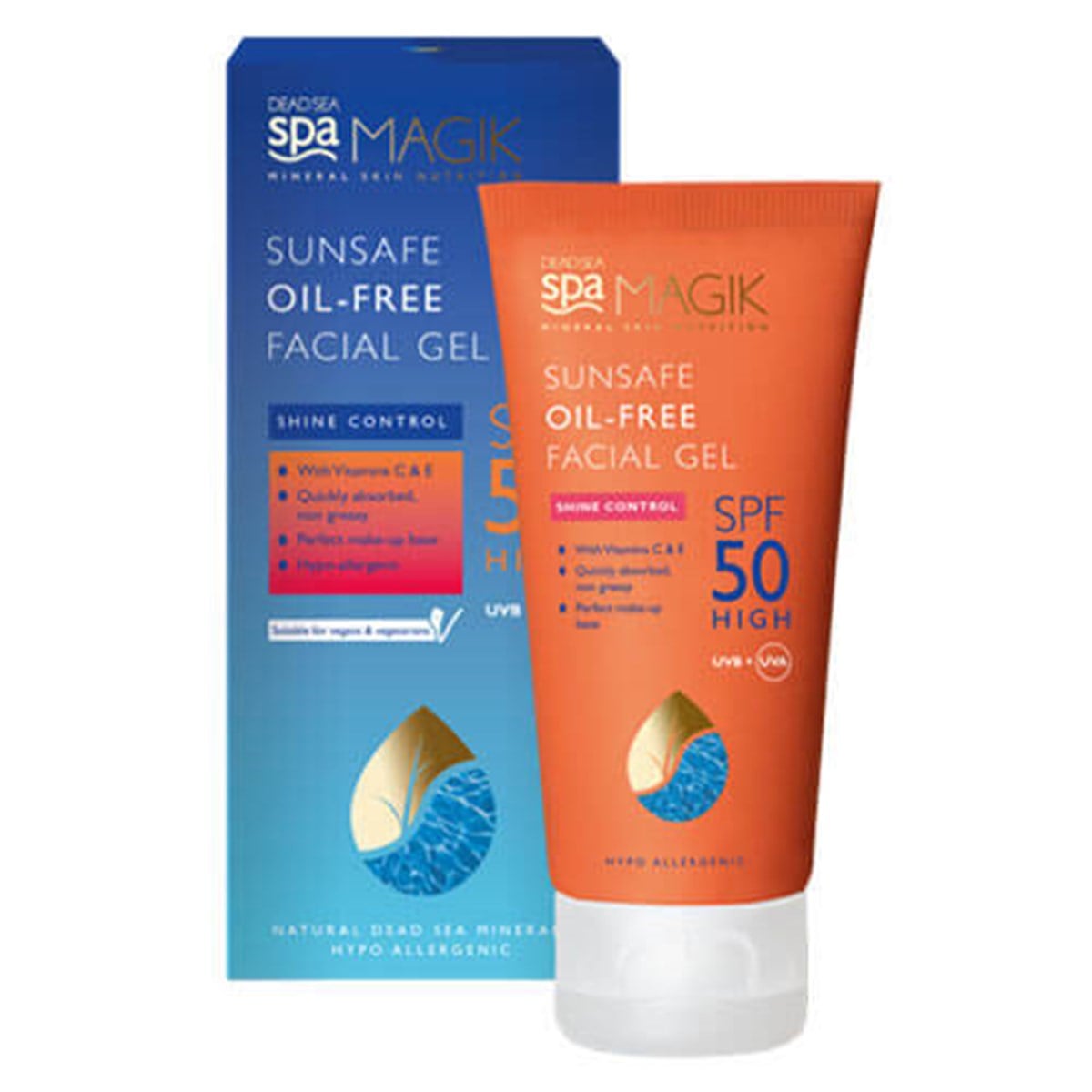 Dead Sea Dead Sea Spa Magik Sun Safe Oil Free Facial Gel SPF50 50 ml