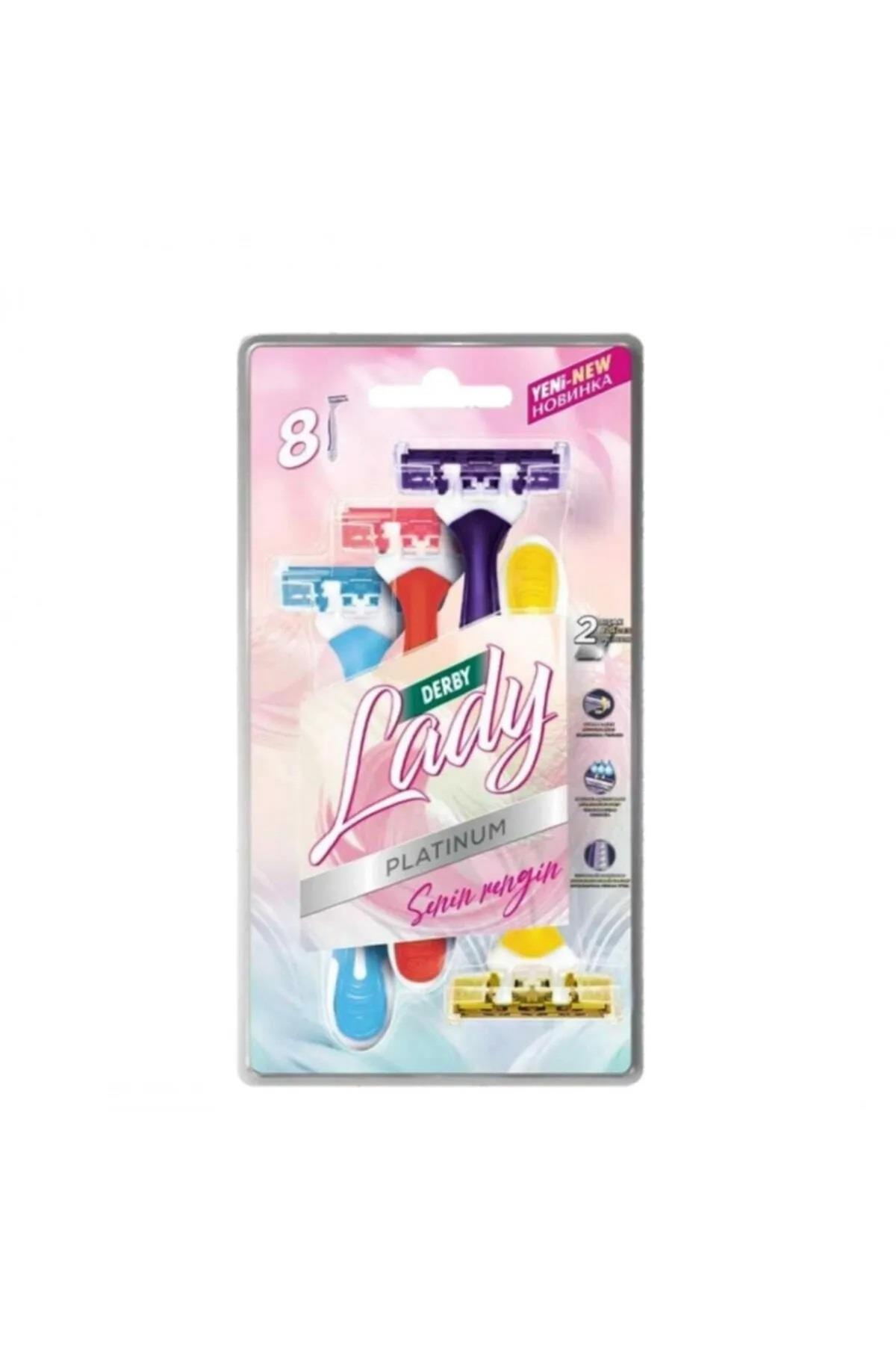 Derby Derby Lady Platinum Tıraş Bıçağı 8'li