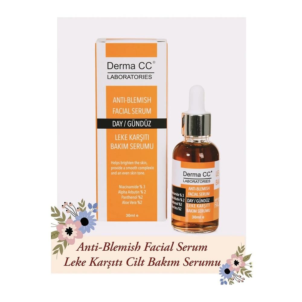 Derma CC Derma CC Laboratories Anti Blemish Serum Day Leke Karşıtı Gündüz Serumu 30 ml