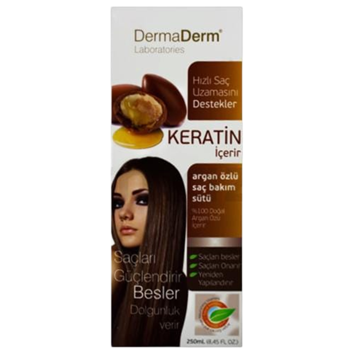Dermaderm Dermaderm Argan Özlü Saç Bakım Sütü 250 ml