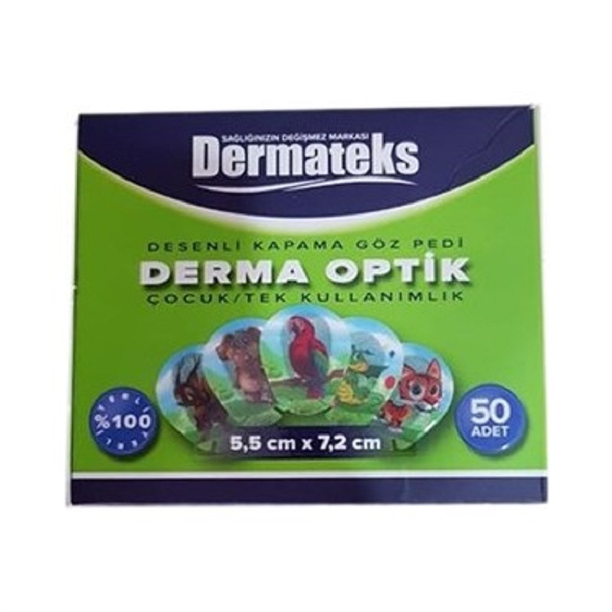 Dermateks Dermateks Göz Pedi Desenli Çocuk 50'li