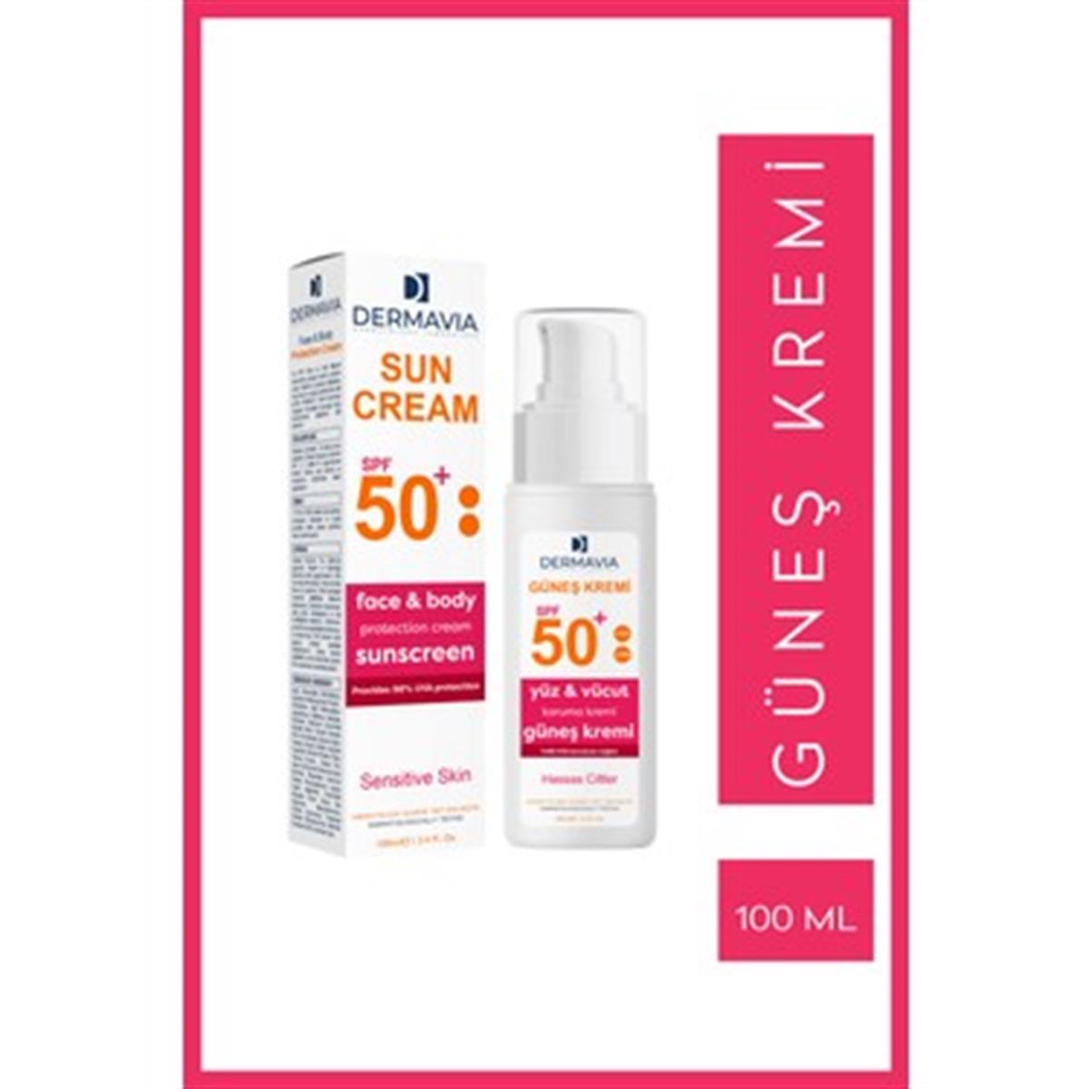 Dermavia Dermavia Güneş Kremi Hassas Ciltler SPF50+ 100 ml