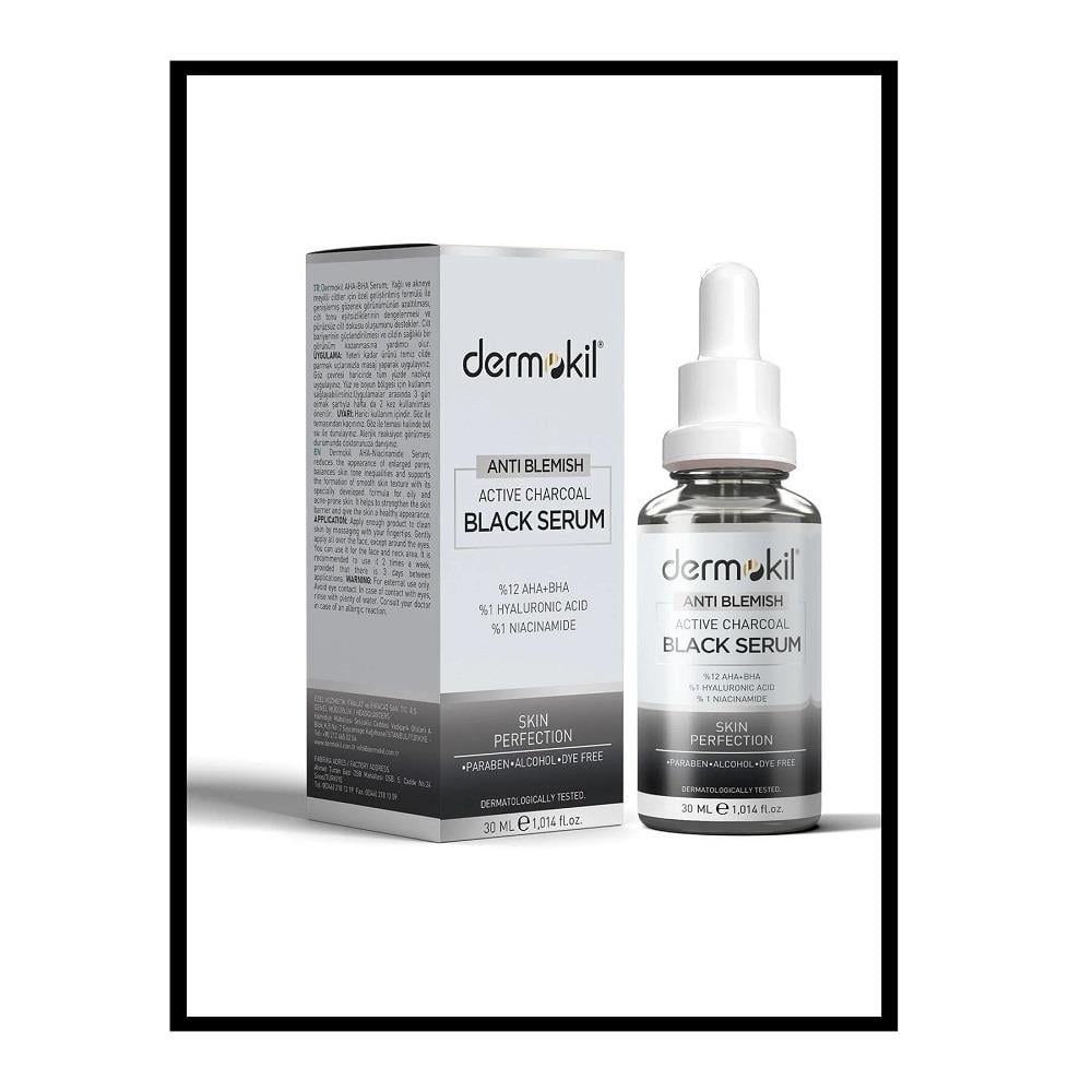 Dermokil Dermokil Anti Blemish Active Charcoal Black Serum 30 ml