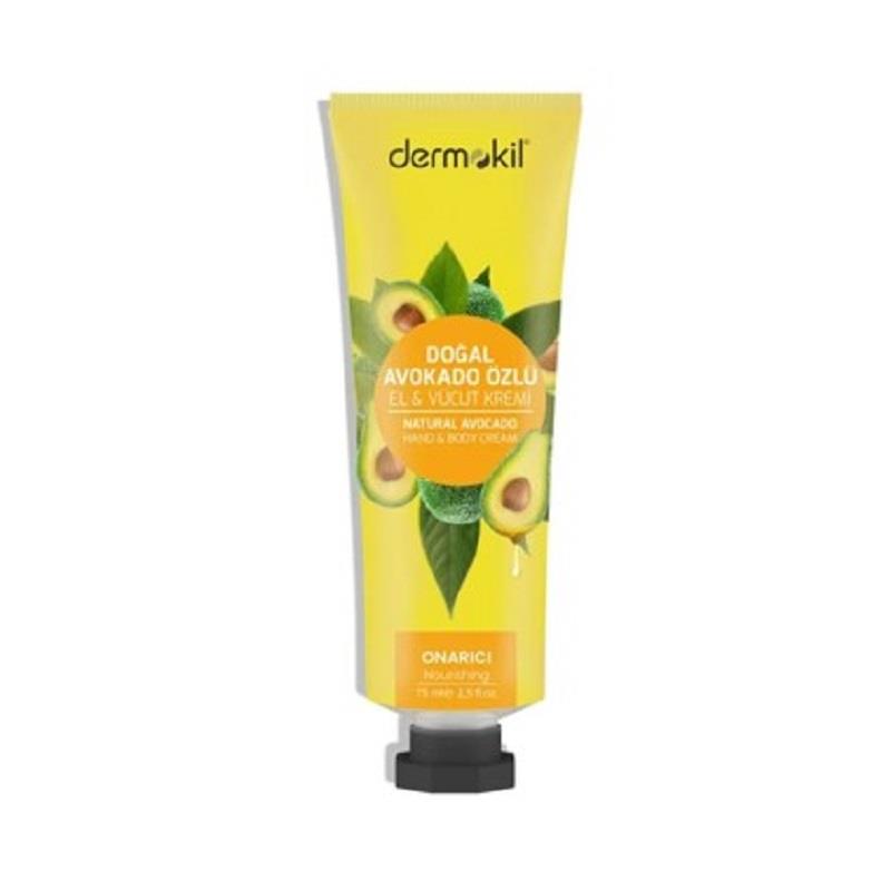 Dermokil Dermokil Doğal Avokado Yağlı El ve Vücut Kremi 75 ml