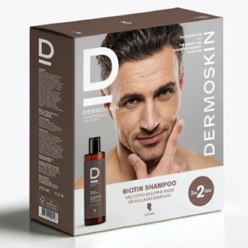 Dermoskin Dermoskin Biotin Şampuan Saç Dökülmesine Karşı Erkek 200 ml - 3 Al 2 Öde