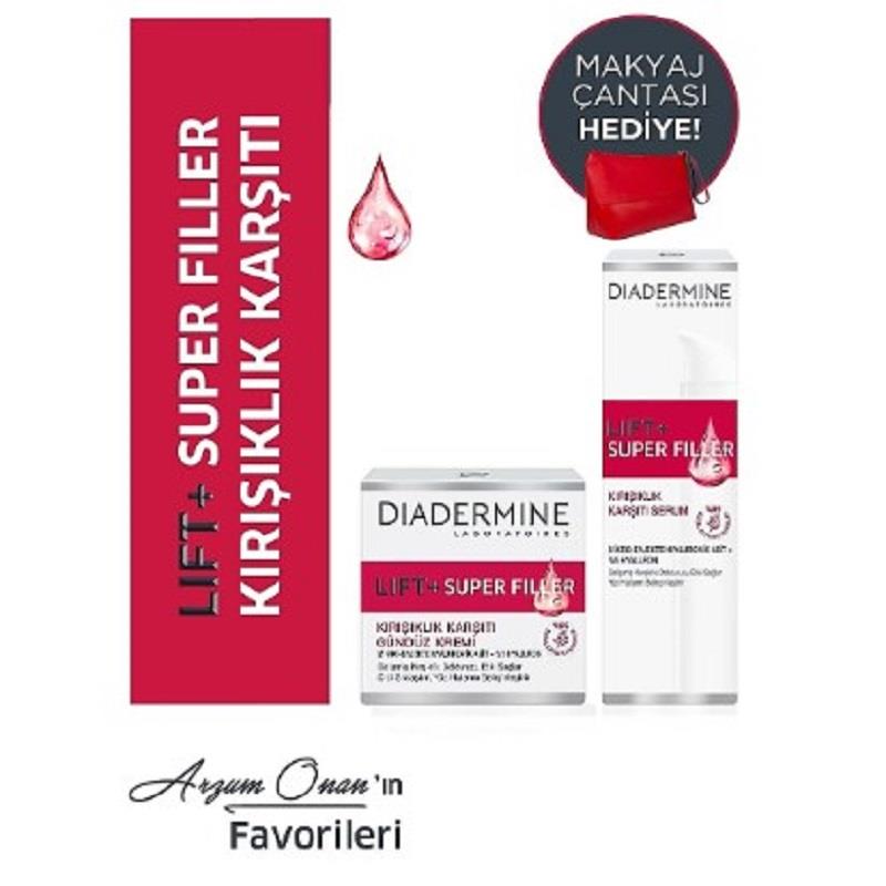 Diadermine Diadermine Çantalı Set - Lift+ Super Filler Gündüz Kremi 50 ml + Serum 40 ml