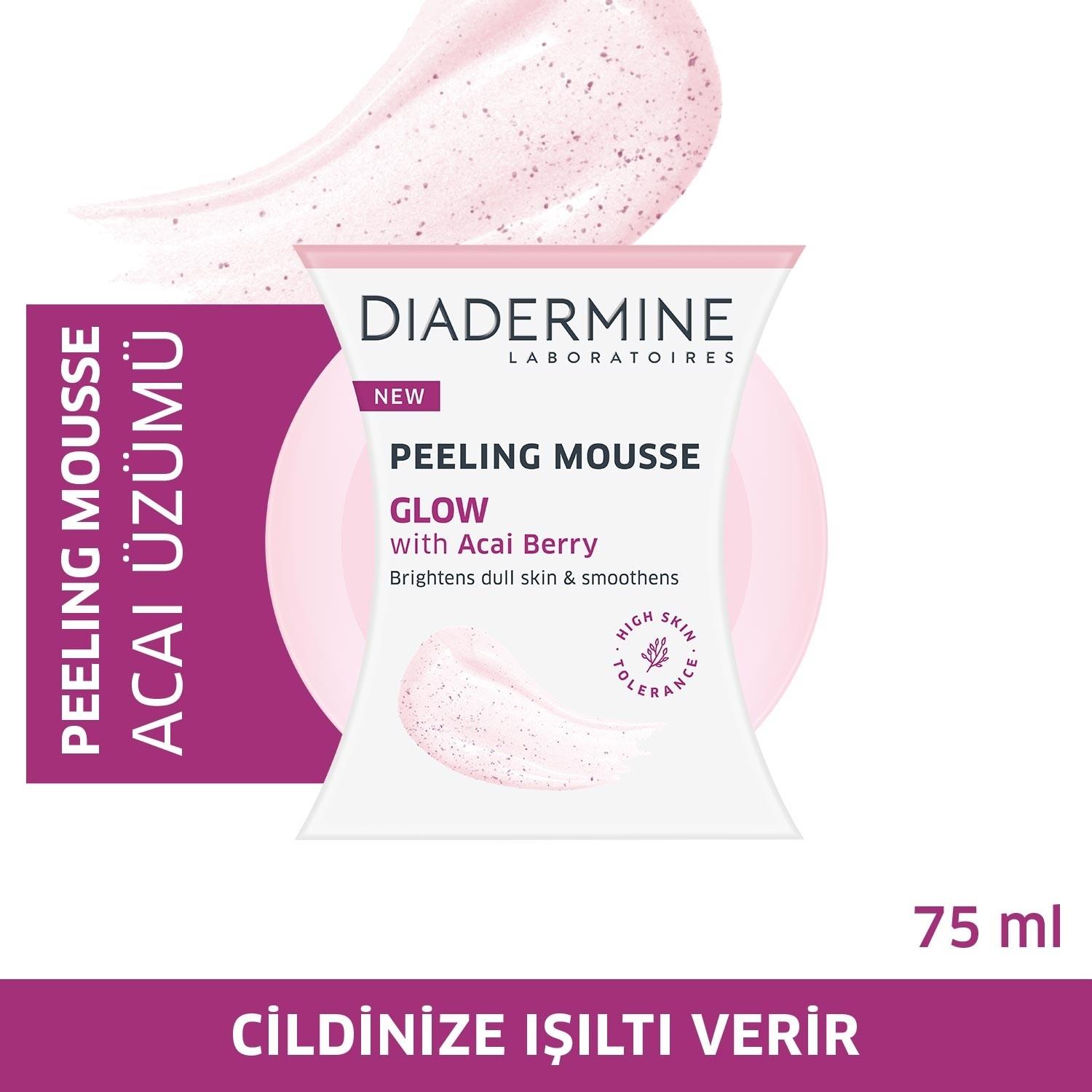 Diadermine Diadermine Köpük Peelingi Işıltı Verici Acai Berry 75 ml