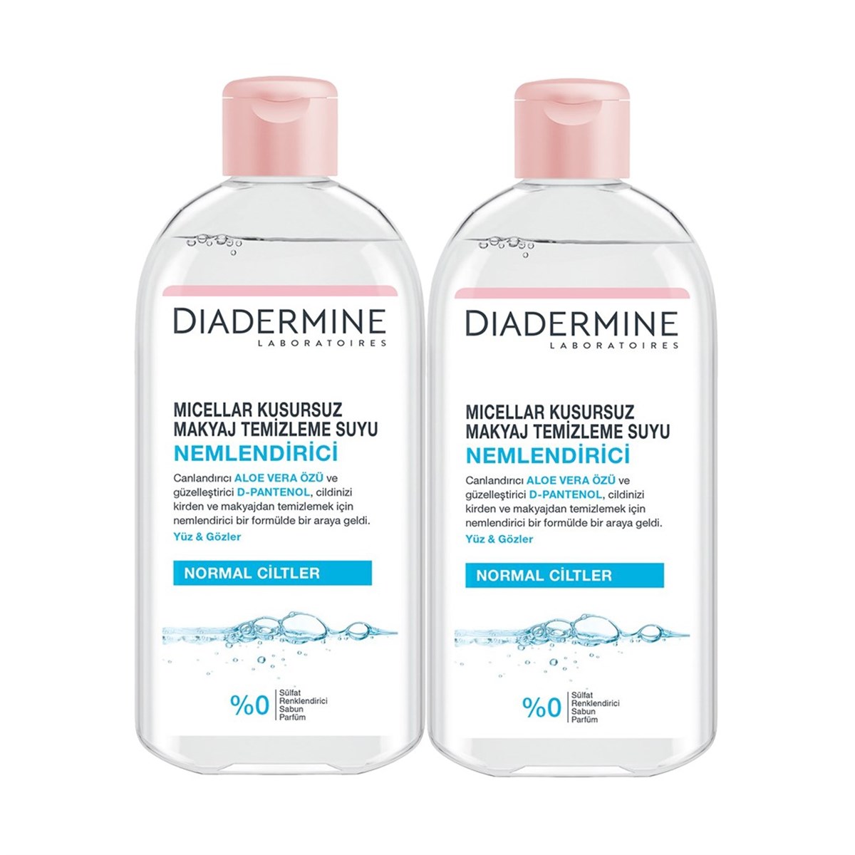 Diadermine Micellar Kusursuz Makyaj Temizleme Suyu 400 ml 2'li 