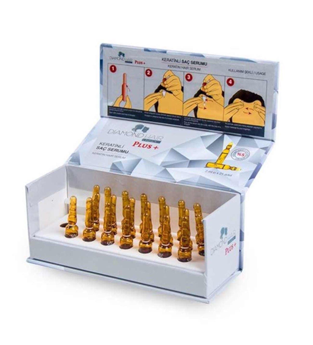 Diamond Diamond Hair Keratinli Saç Serumu 21 x 2 ml