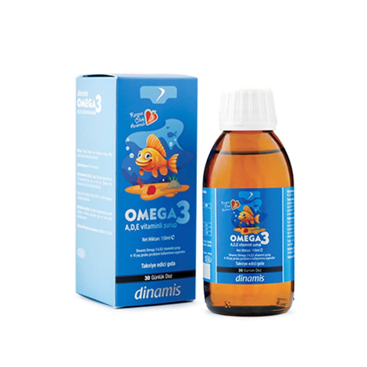 DİNAMİS Dinamis Omega 3 A,D,E Vitaminli Şurup 150 ml