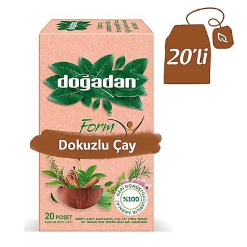 Doğadan Doğadan Form Dokuzlu Bitki Çayı 20'li