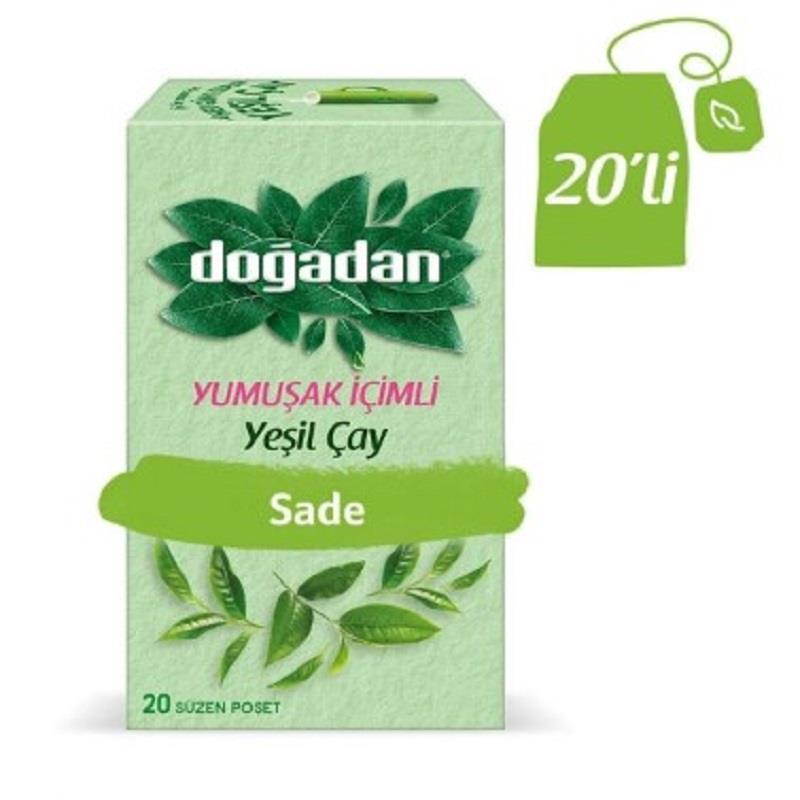 Doğadan Doğadan Yeşil Çay Sade 20'li