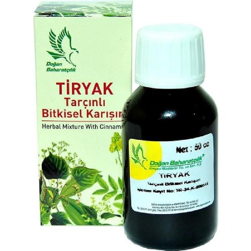 Doğan Baharatçılık Doğan Baharatçılık Tiryak Tarçınlı Bitkisel Karışım 50 cc