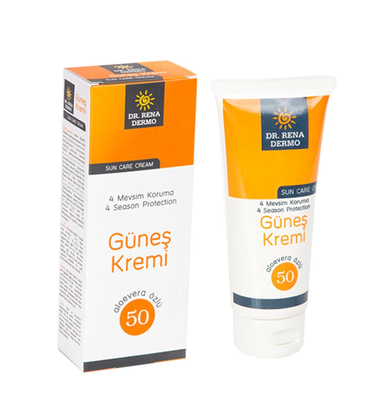 Dr. Rena Dermo Dr. Rena Dermo Güneş Kremi SPF50 Kuru Hassas ve Güneşe Karşı Tolerensı Olmayan Ciltler 100 ml