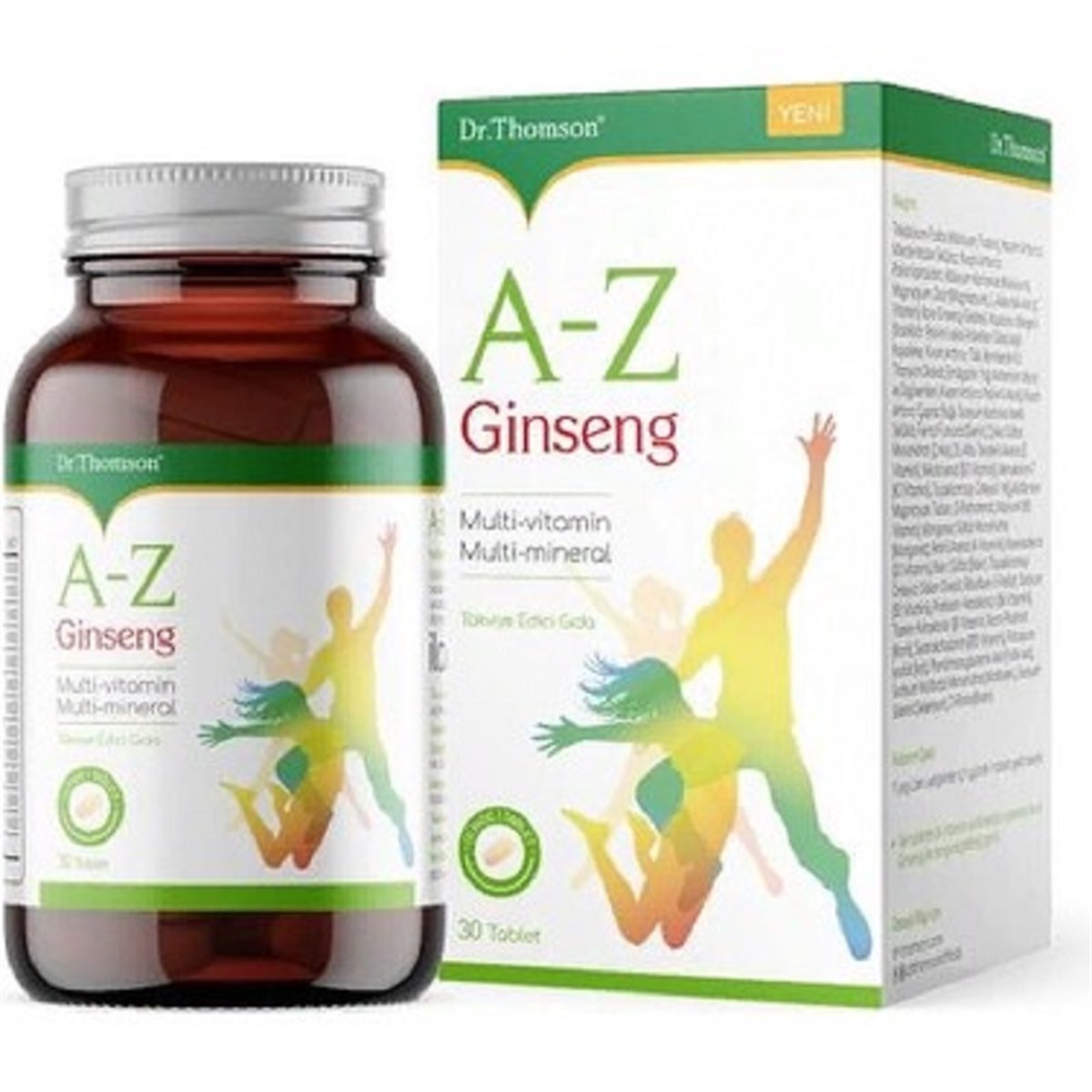 Dr. Thomson Dr. Thomson A-Z Ginseng Multivitamin Multimineral 30 Tablet