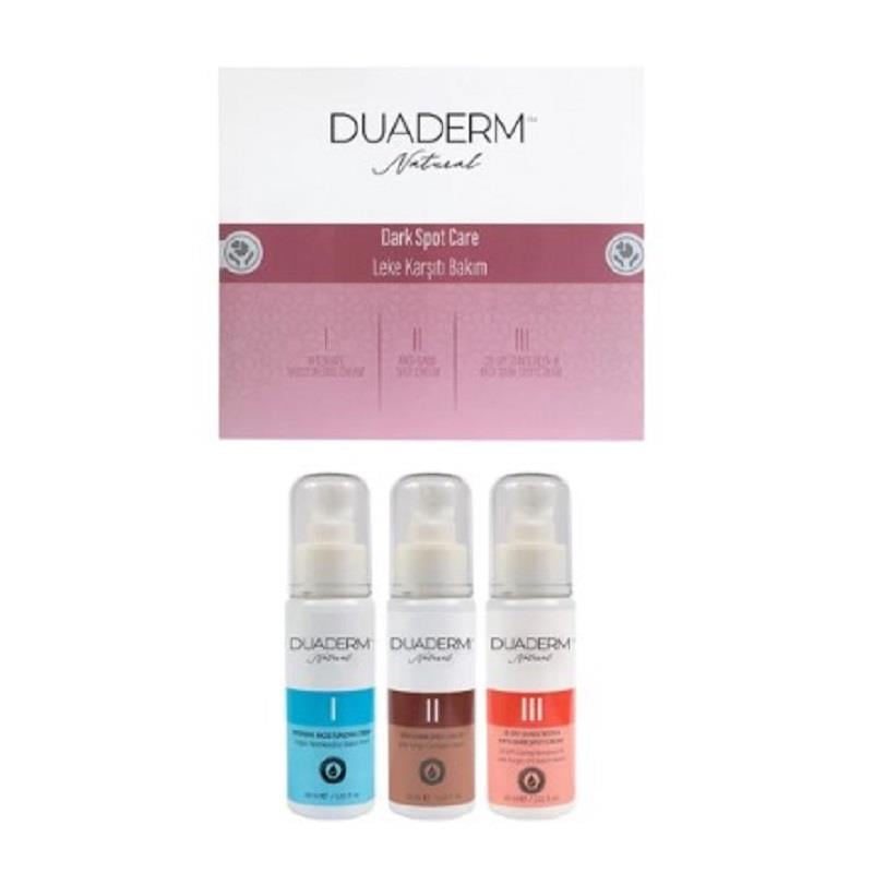Duaderm Duaderm Leke Karşıtı Bakım Seti - Nemlendirici Krem 60 ml + Anti Dark Spot Krem 60 ml + SPF20 Krem 60 ml