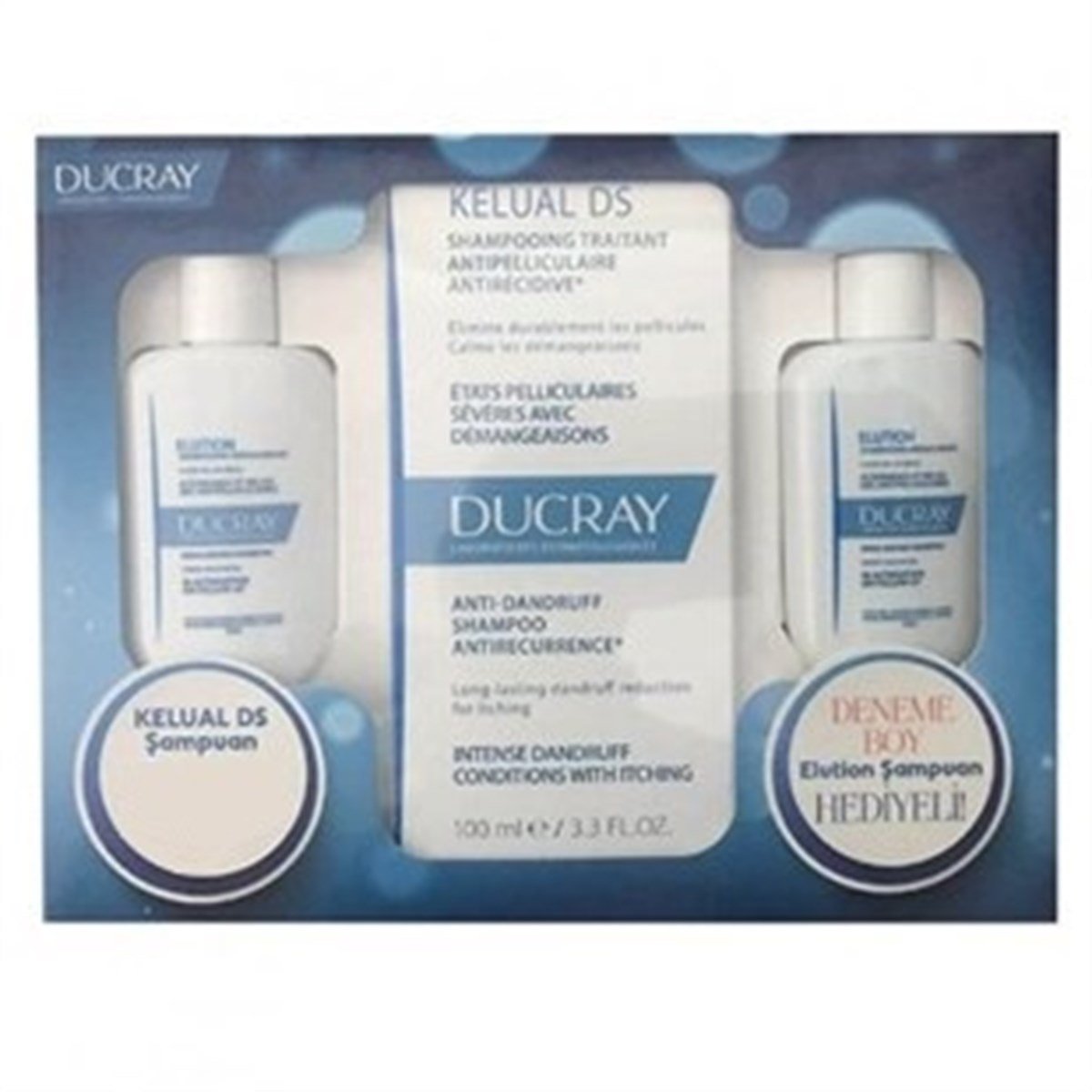 Ducray Kelual Ds Şampuan 100 ml Elution Şampuan Hediyeli