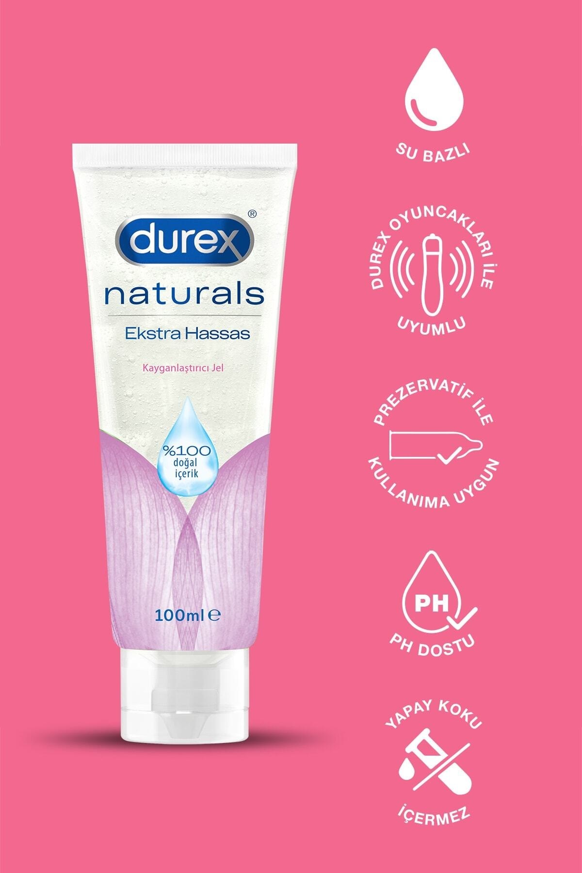 Durex Durex Naturals Ekstra Hassas Kayganlaştırıcı Jel 100 ml