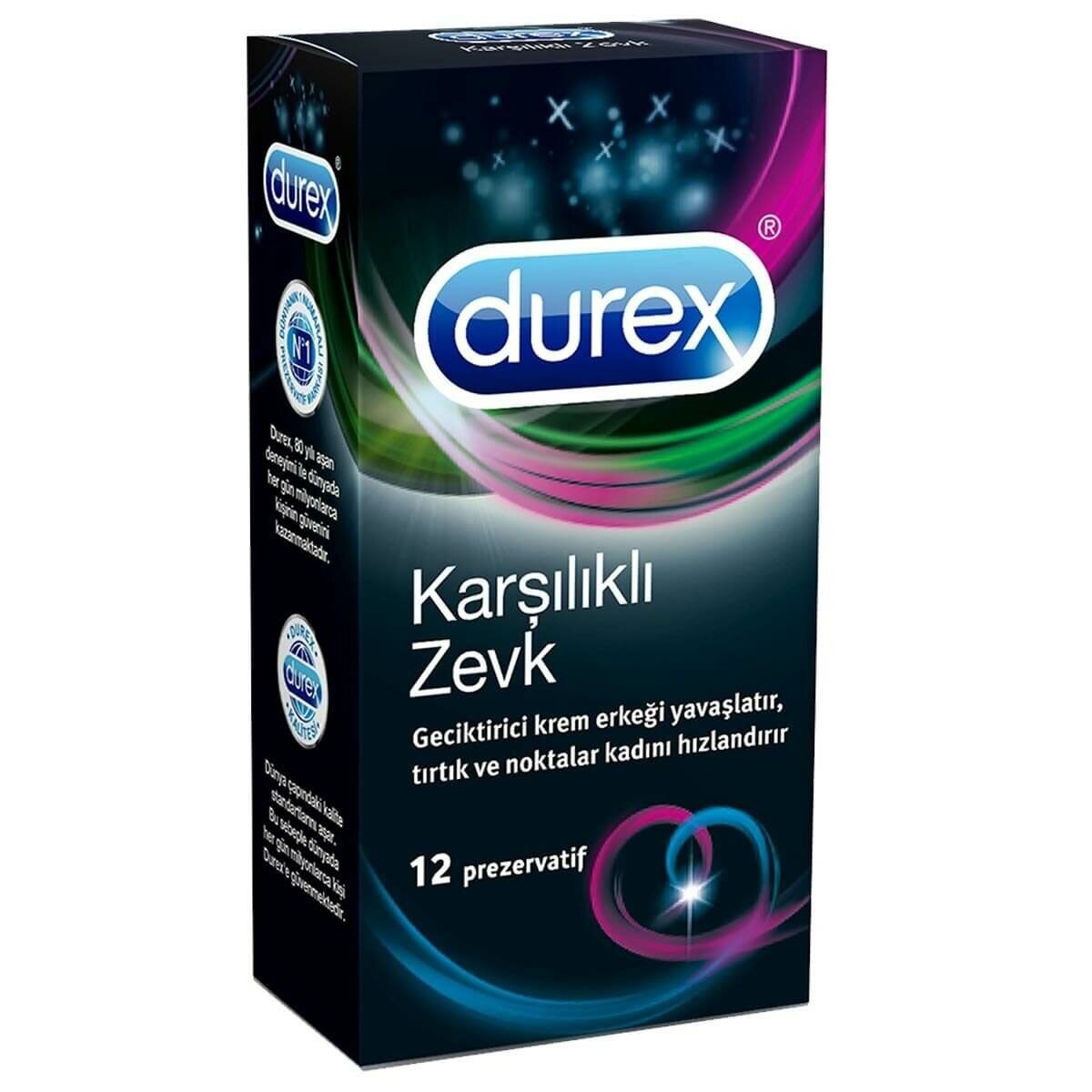 DUREX Karşılıklı Zevk Prezervatif 12'li