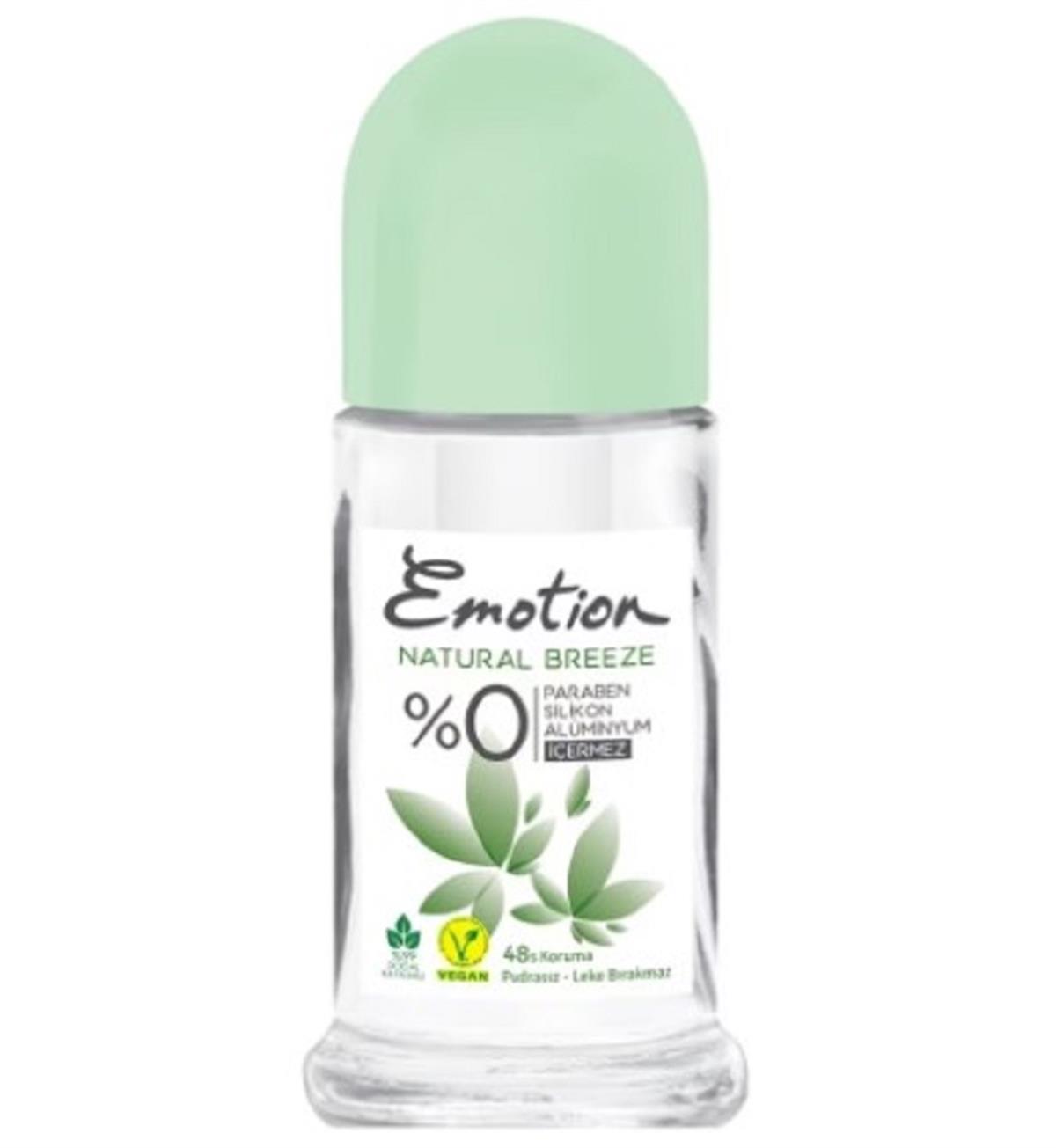 EMOTİON Emotion Roll On Natural Breeze Kadın Deodorant 50 ml