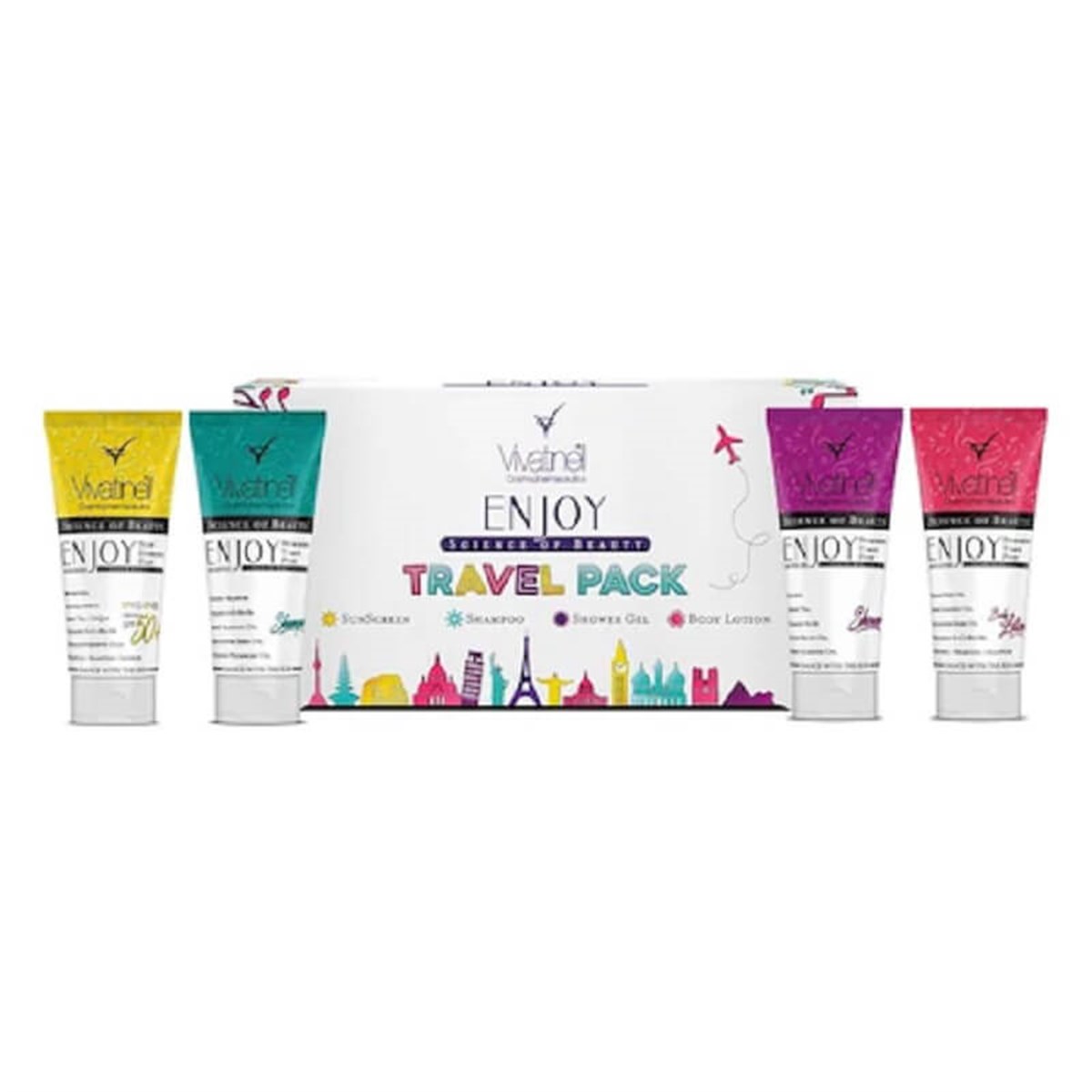 Enjoy Enjoy Travel Pack 4 x 100 ml Kofre