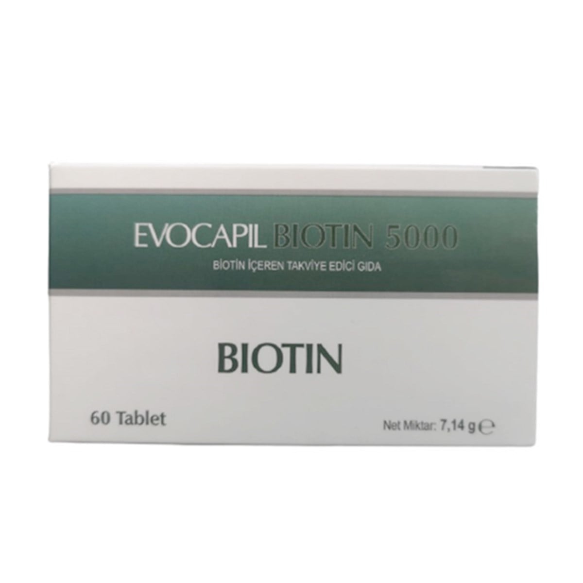 Evocapil Evocapil Biotin 5000 mg 60 Tablet