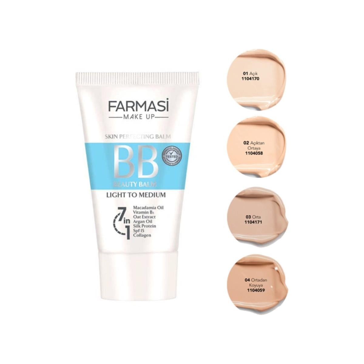 Farmasi Farmasi BB Krem 02 Light To Medium 50 ml