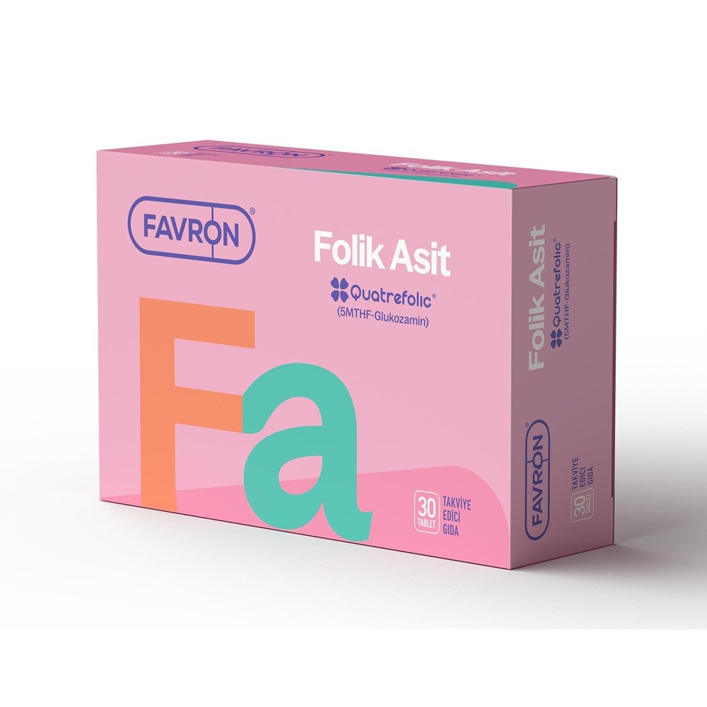Favron Favron Folik Asit 30 Tablet