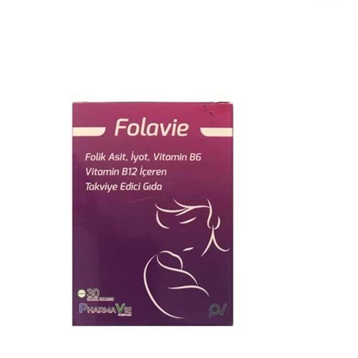 Folavie Folavie Folik Asit İyot B6 B12 30 Tablet