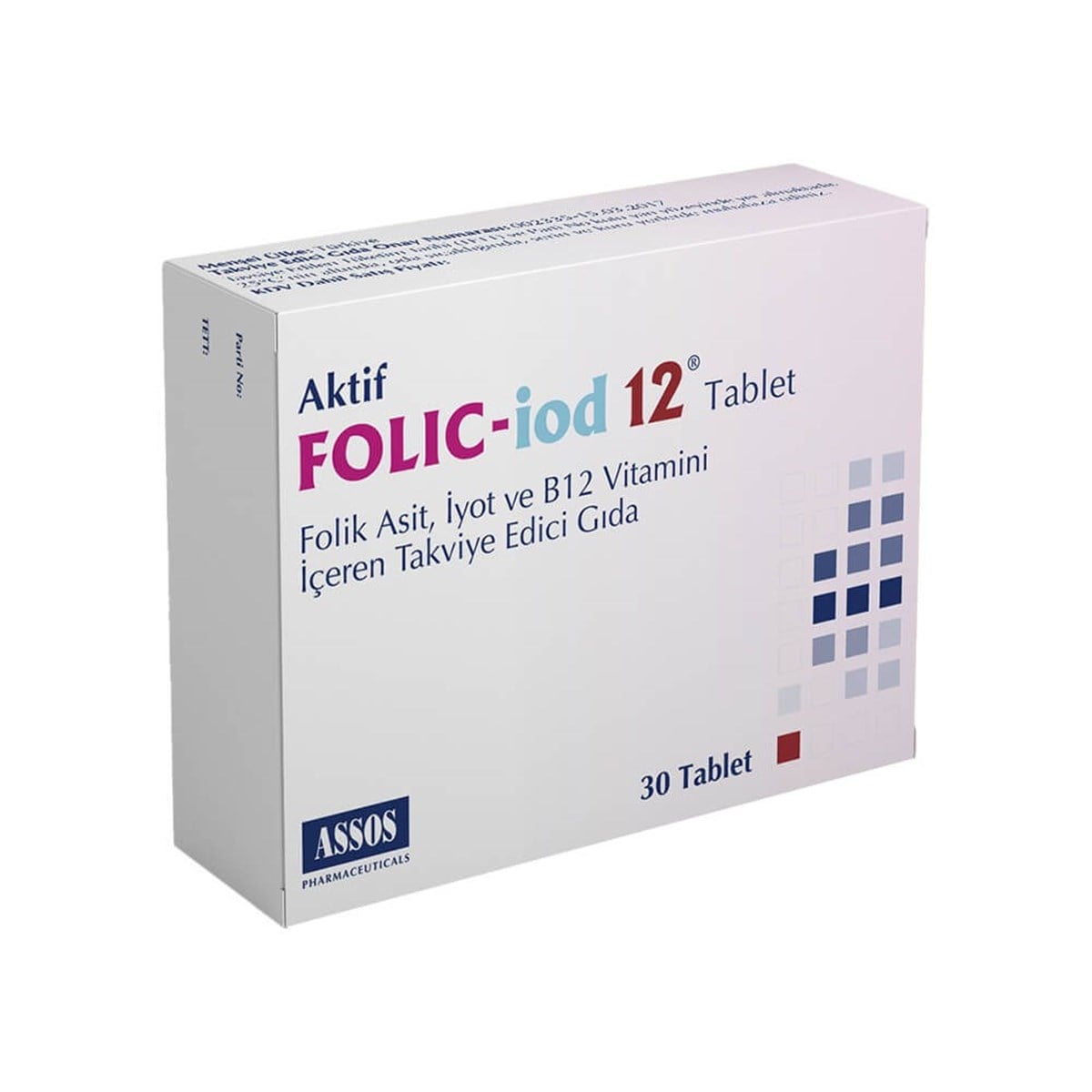 Folic Folic iod 12 30 Tablet