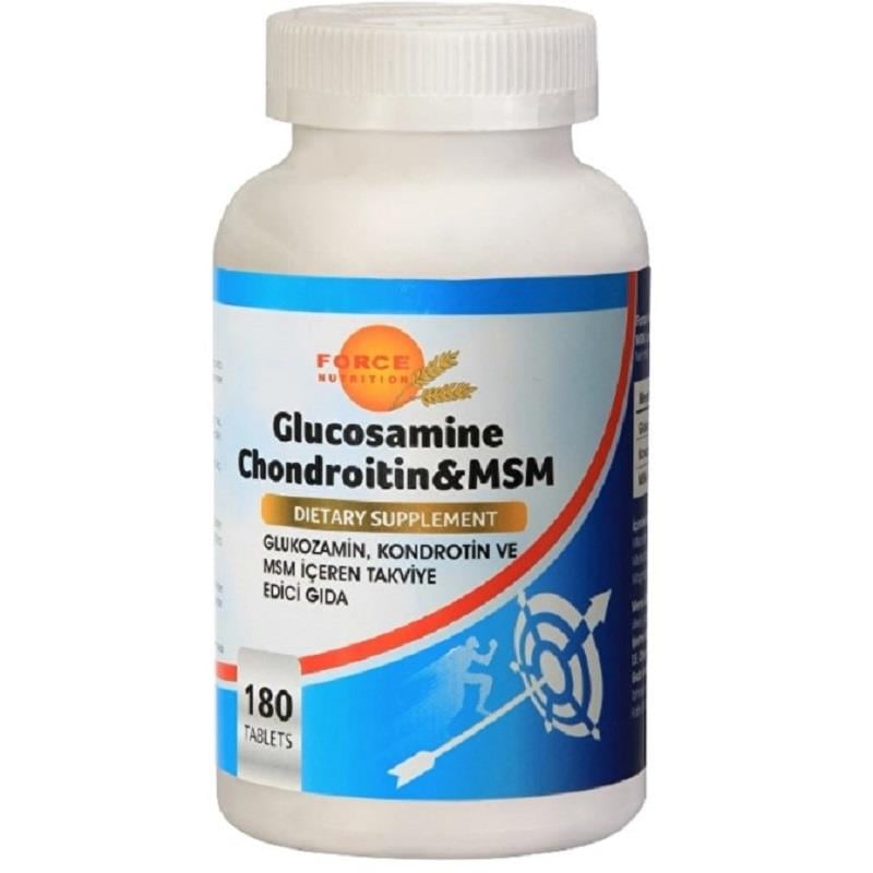 Force Nutrition Force Nutrition Glucosamine Chondroitin & MSM 180 Tablet