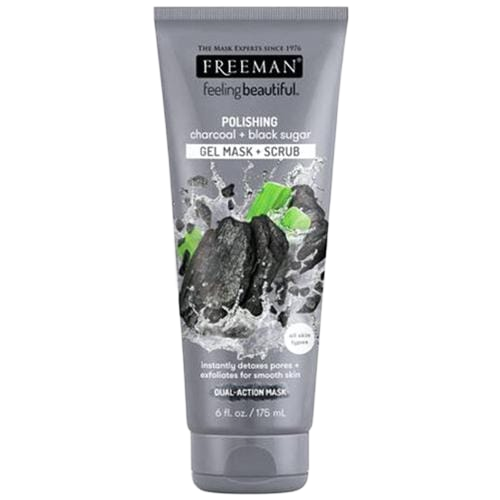 Freeman Freeman Kömürlü ve Siyah Şekerli Yüz Maskesi Peeling 175 ml