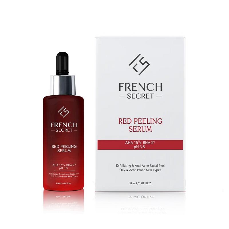French French Secret Canlandırıcı Ton Eşitleyici Leke Karşıtı Yenileyici Red Peeling Serum 30 ml