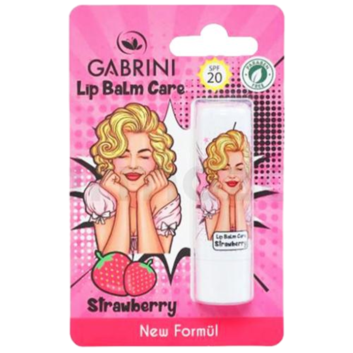 Gabrini Gabrini Dudak Balmı Lip Care Strawberry