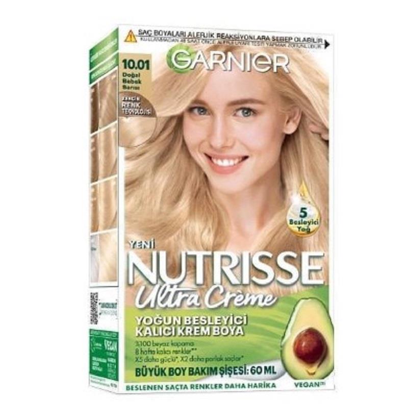Garnier Garnier Nutrisse Yoğun Besleyici Kalıcı Krem Saç Boyası - Doğal Bebek Sarısı 10,01