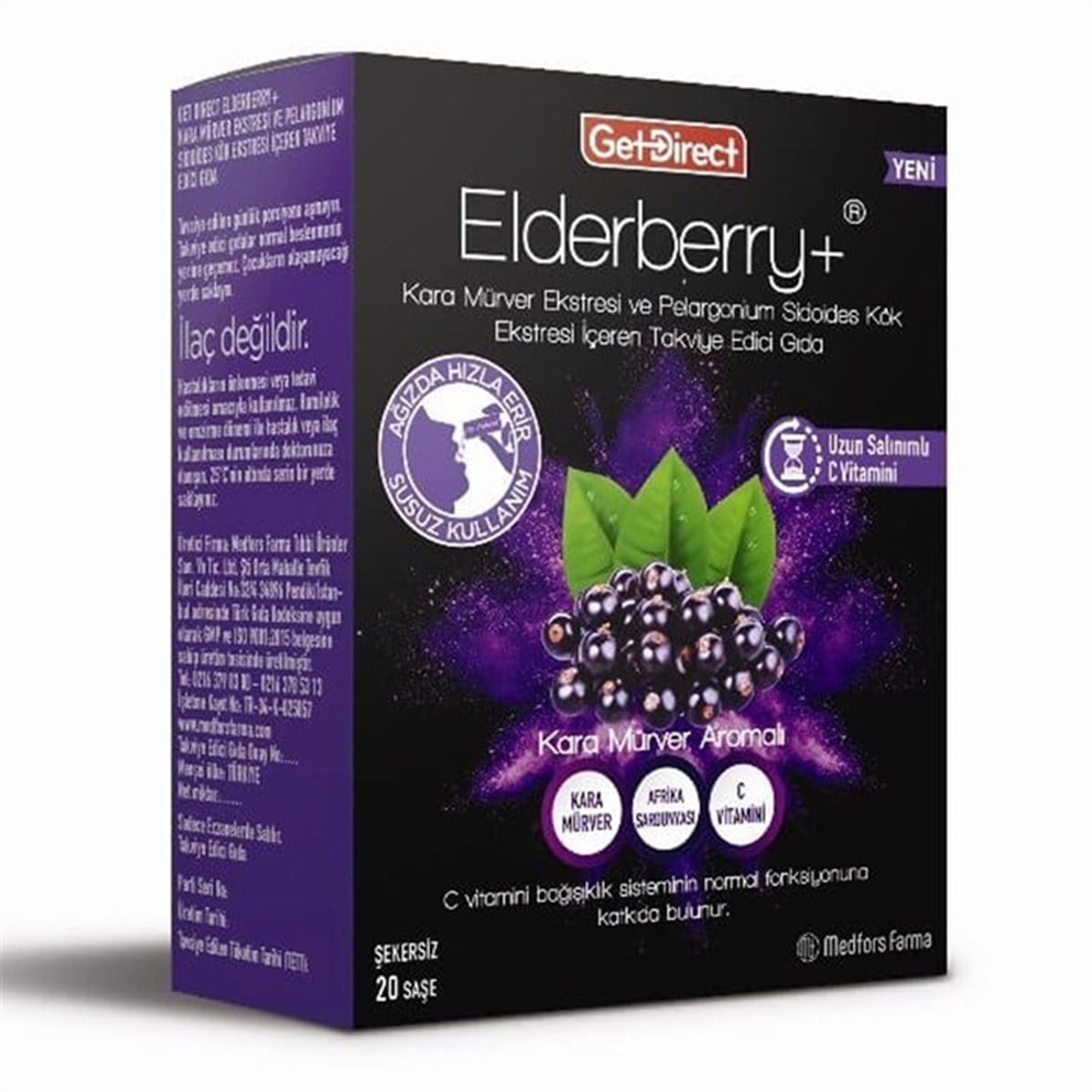 GET Get Direct Elderberry+ 20 Saşe