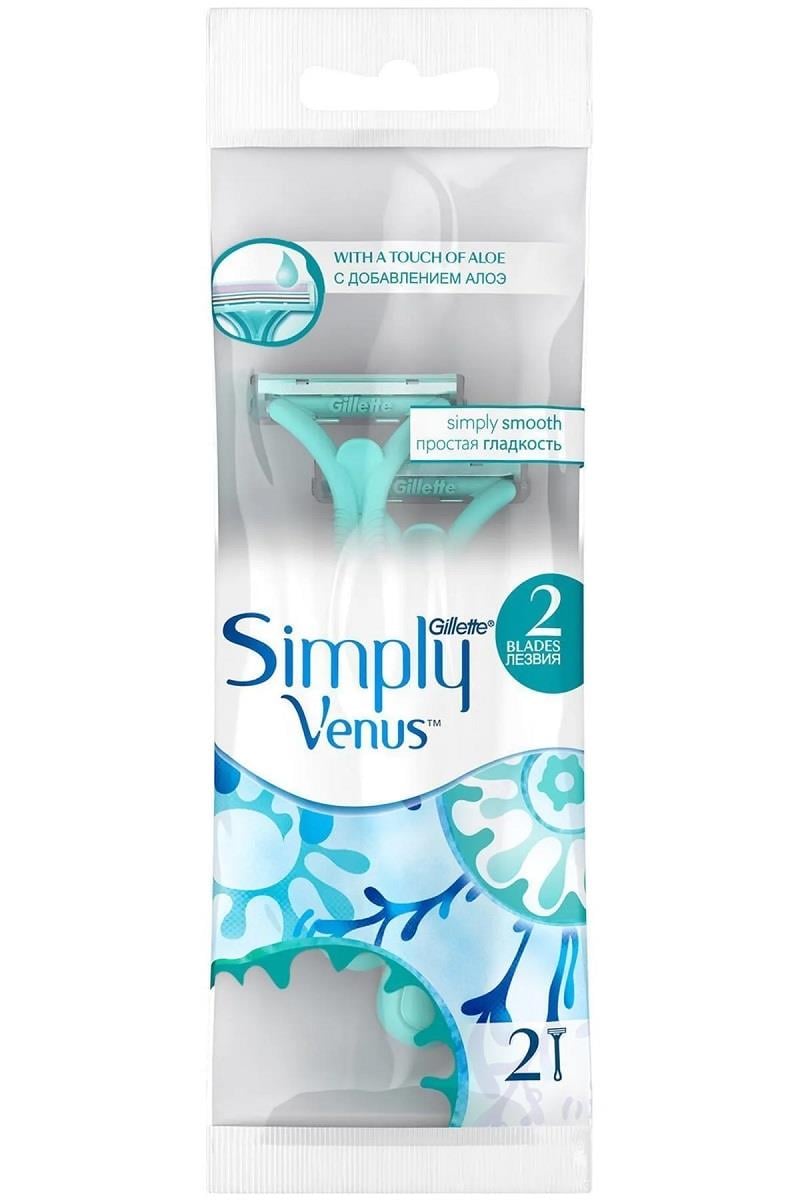 Gillette Gillette Venus Simply 2 Blades Tıraş Bıçağı Mavi 2'li