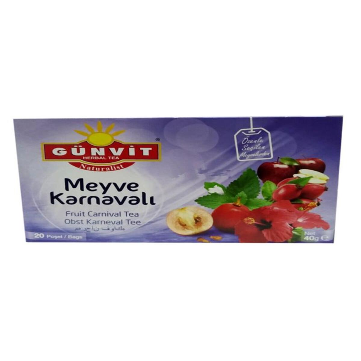 Günvit Günvit Meyve Karnavalı Bitki Çayı 20'li